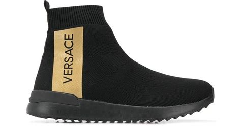 versace sok schoen|versace ladies sneakers.